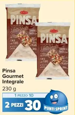 Carrefour Market Pinsa Gourmet Integrale offerta