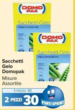 Carrefour Market Sacchetti Gelo Domopak offerta