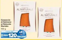 Carrefour Market Carpaccio di Salmone al Naturale Starlaks offerta