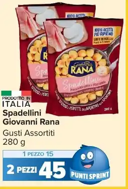 Carrefour Market Spadellini Giovanni Rana offerta