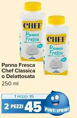 Carrefour Market Panna Fresca Chef Classica o Delattosata offerta
