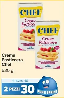 Carrefour Market Crema Pasticcera Chef offerta