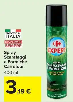 Carrefour Market Spray Scarafaggi e Formiche Carrefour offerta