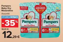 Carrefour Market Pampers Baby Dry Mutandino offerta