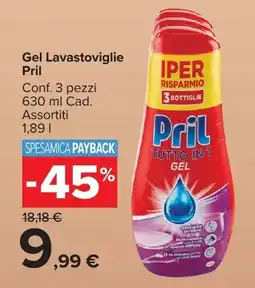 Carrefour Market Gel Lavastoviglie Pril offerta