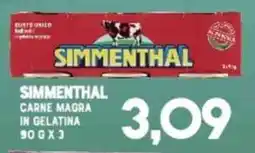 Gran Risparmio Simmenthal carne magra in gelatina offerta