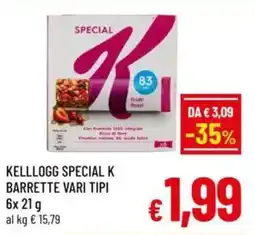 A&O Kelllogg special k barrette vari tipi offerta