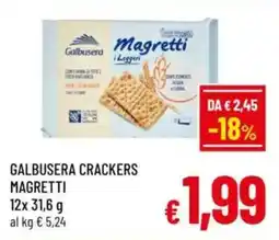 A&O Galbusera crackers magretti offerta