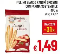 A&O Mulino bianco pangri grissini con farina sostenibile offerta
