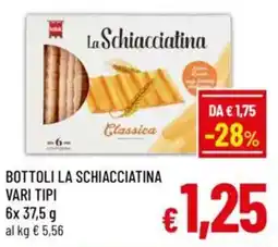 A&O Bottoli la schiacciatina vari tipi offerta