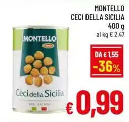 A&O Montello ceci della sicilia offerta