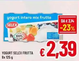 A&O Yogurt selex frutta offerta
