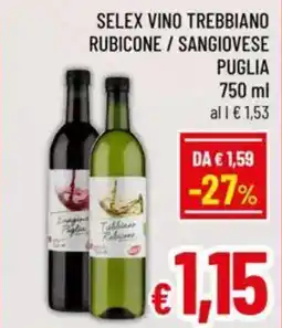 A&O Selex vino trebbiano rubicone/sangiovese puglia offerta
