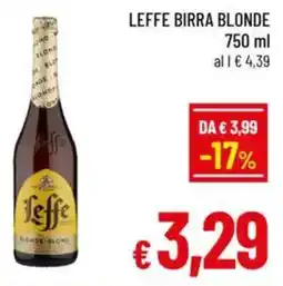 A&O Leffe birra blonde offerta