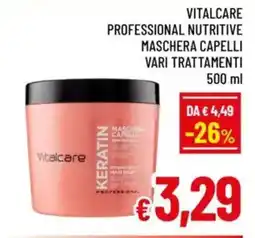 A&O Vitalcare professional nutritive maschera capelli vari trattamenti offerta