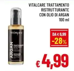 A&O Vitalcare trattamento ristrutturante con olio di argan offerta