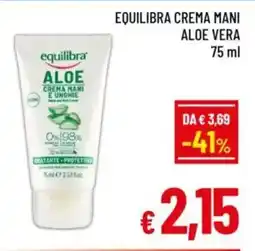 A&O Equilibra crema mani aloe vera offerta