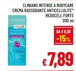 A&O Clinians intense a bodycare crema rassodante anticellulite reducell forte offerta