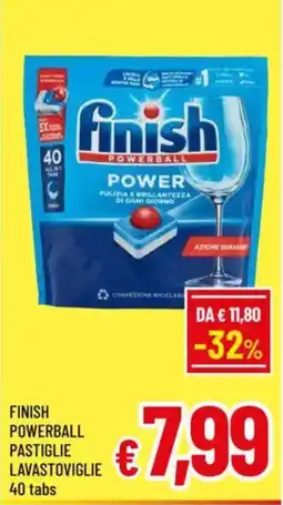 A&O Finish powerball pastiglie lavastoviglie offerta