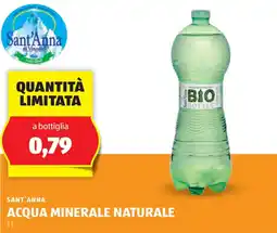 ALDI Sant'anna acqua minerale naturale offerta