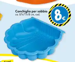 Tedi Conchiglia per sabbia offerta