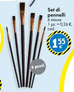 Tedi Set di pennelli offerta