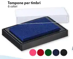 Tampone per timbri 6 colori
