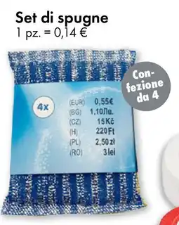 Set di spugne