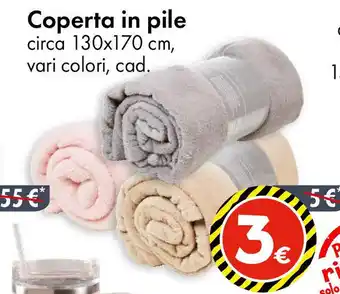 Tedi Coperta in pile offerta