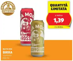 ALDI Baffo oro birra oro/rossa offerta