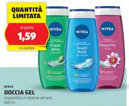 ALDI Nivea doccia gel disponibile in diverse varianti offerta