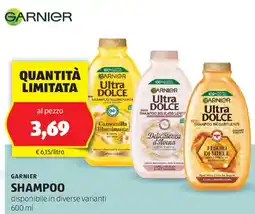ALDI Garnier shampoo disponibile in diverse varianti offerta
