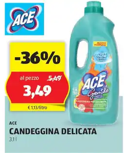 ALDI Ace candeggina delicata offerta