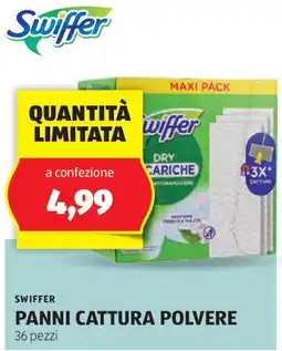 ALDI Swiffer Panni Cattura Polvere 36 pezzi offerta