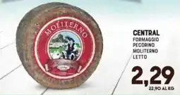 Gran Risparmio Central formaggio pecorino moliterno letto offerta