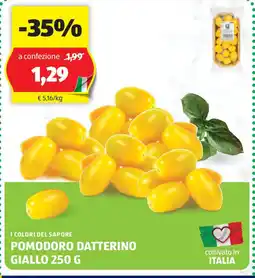 ALDI I colori del sapore pomodoro datterino giallo offerta