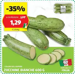 ALDI I colori del sapore zucchine bianche offerta