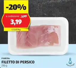 ALDI Fiorital filetto di persico offerta