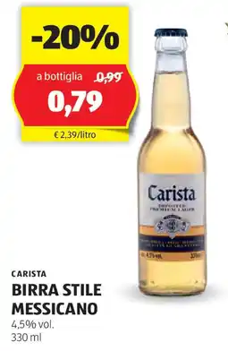 ALDI Carista birra stile messicano offerta