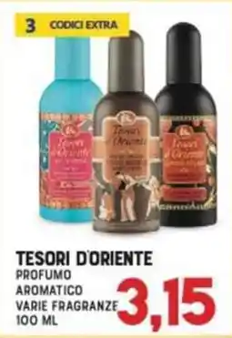 Gran Risparmio Tesori d'oriente profumo aromatico varie fragranze offerta