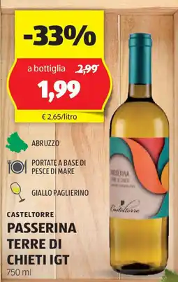 Casteltorre passerina terre di chieti IGT