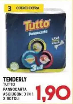 Gran Risparmio Tenderly tutto pannocarta asciugoni 3 in 1 offerta
