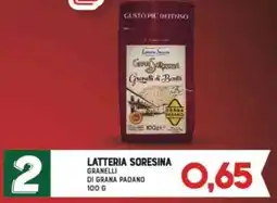 Gran Risparmio Latteria soresina granelli di grana padano offerta