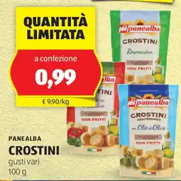 ALDI Pane alba crostini gusti vari offerta