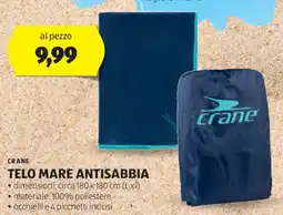 ALDI Crane telo mare antisabbia offerta