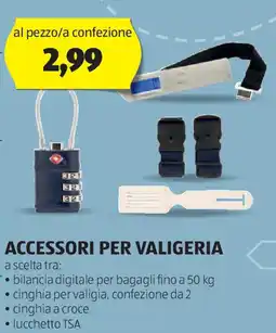 ALDI Accessori per valigeria offerta