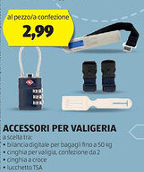 ALDI Accessori per valigeria offerta