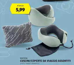 ALDI NOVITESSE Cuscini/coperte da viaggio assortiti offerta