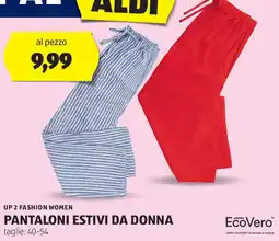 ALDI UP 2 FASHION WOMEN Pantaloni estivi da donna offerta