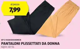 ALDI UP 2 FASHION WOMEN Pantaloni plissettati da donna offerta